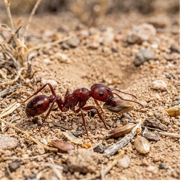 Maricopa Harvester Ant, Sonoran Desert, Arizona.